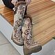 Valenki Boots for women 'Rome'. High Boots. wool gifts. My Livemaster. Фото №6