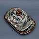  Oilcan 'Cheshire cat'. Plates. Mila. My Livemaster. Фото №5