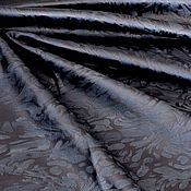 Материалы для творчества handmade. Livemaster - original item Genuine black leather with dark grey pattern 0,65 mm. Handmade.