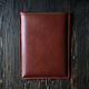 Folder for MacBook13 (Cognac) made of leather and felt with magnets. Case. odalgoods (odalgoods). My Livemaster. Фото №4