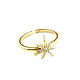 Star ring, gold ring with cubic zirconia 'Star' gift. Rings. Irina Moro. Online shopping on My Livemaster.  Фото №2