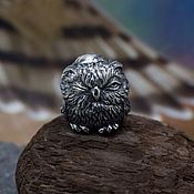 Украшения handmade. Livemaster - original item Sleepy Owl charm. Handmade.