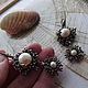 Long earrings 'Gift of the sea Princess'. Earrings. SELENA. My Livemaster. Фото №5