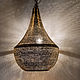 Order Handcrafted Egyptian Brass pendant light coated by Silver. Farshy. Livemaster. . Chandeliers Фото №3
