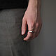 Кольцо Horizontal Rectangle Signet Ring Small Polished. Кольцо-печатка. The Vale of Tears. Ярмарка Мастеров.  Фото №6