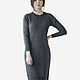 Knitted dress with side slits. Dresses. stylish things. Online shopping on My Livemaster.  Фото №2