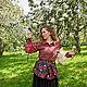  Русский орнамент. Блузки. Елена. Бохо одежда 'Дело вкуса' (elena-delovkusa). Ярмарка Мастеров.  Фото №8