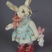 Куклы и игрушки handmade. Livemaster - original item Teddy Animals: Bunny, rabbit Rose. Handmade.