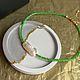 Order Green choker with pearls. Necklace of beads. Only_you_byElena. Livemaster. . Chokers Фото №3