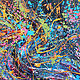 "Волна счастья"-жизнерадостная абстракция на холсте 60/70 см, Картины, Москва,  Фото №1