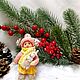 Ёлочная игрушка.Девочка с зайчиком. Символ года, Елочные игрушки, Краснодар,  Фото №1