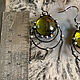 Laurel Honey Drop Earrings (e-009-19). Earrings. #Ofel_way. My Livemaster. Фото №5