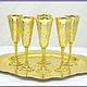 Champagne glasses z208. Dinnerware Sets. zlatiks2. Online shopping on My Livemaster.  Фото №2