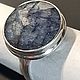 Кольца 18 и 18.5 р.Уральский Сапфир 4 Ct. Кольца. Роберт Серебро 999.. Интернет-магазин Ярмарка Мастеров.  Фото №2
