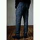 Брюки мужские из конопляной ткани Hand Woven Elastic Pant Garment Dyed. Брюки мужские. VÄN Studio. Ярмарка Мастеров.  Фото №4