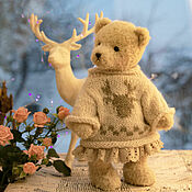 Куклы и игрушки handmade. Livemaster - original item Teddy Bears: Gerda. Handmade.