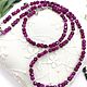 Natural Ruby Beads / Cut Necklace. Beads2. naturalkavni. My Livemaster. Фото №4