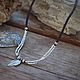 Order Silver Necklace Leaves. JewelleryLove. Livemaster. . Necklace Фото №3