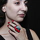 Ring turquoise coral silver 925 ALS0053. Rings. Sunny Silver. Online shopping on My Livemaster.  Фото №2