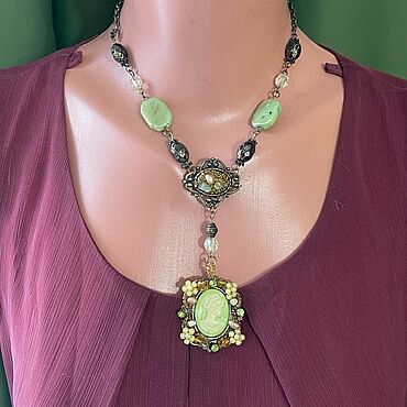 Винтаж ручной работы. Ярмарка Мастеров - ручная работа Винтаж: Колье. APNKing. Handmade.