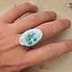 Ларимар Кабошон 1. Кабошоны. Gems for Art (Indianstones). Интернет-магазин Ярмарка Мастеров.  Фото №2