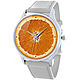 Дизайнерские наручные часы Апельсин, Часы наручные, Москва,  Фото №1