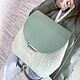 Knitted backpack with genuine leather. Backpacks. Alisha_Love. My Livemaster. Фото №4