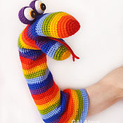 Куклы и игрушки handmade. Livemaster - original item Serpent manual. Crochet toy on hand.. Handmade.