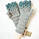 Mittens Dragon Scales Knitted Warm Mittens Gloves. Mitts. Yuliya Chernova. My Livemaster. Фото №4