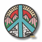 Материалы для творчества handmade. Livemaster - original item A cool patch on clothes is a sign of peace. Handmade.