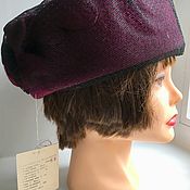Винтаж handmade. Livemaster - original item Vintage ladies` hat with veil vintage USSR Passage pill hat. Handmade.