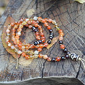Фен-шуй и эзотерика handmade. Livemaster - original item Rosary of mala 108 beads, rosary of warmth and love, personal happiness, Ji TARA. Handmade.