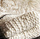 Chuni sheep wool, white # №2. Slippers. Rogopuh. My Livemaster. Фото №4
