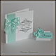 Wedding invitation with bow 'Lyrics' Tiffany, Invitations, St. Petersburg,  Фото №1