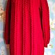 Knitted dress 'Red'. Dresses. Galina-Malina (galina-malina). Online shopping on My Livemaster.  Фото №2