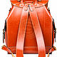 Order Leather backpack 'Marine' red. Russian leather Guild. Livemaster. . Backpacks Фото №3