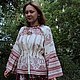 Блузка Макошь, Народные костюмы, Воронеж,  Фото №1