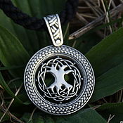 Украшения ручной работы. Ярмарка Мастеров - ручная работа Amulet Tree of life (Igdrasil) 925 silver. Handmade.