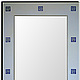 Зеркало настенное белое Квадратики, Зеркала, Новосибирск,  Фото №1