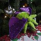 Textile moth with purple wings. Stuffed Toys. Secret Jar. My Livemaster. Фото №4