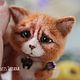  Рыжий котенок Люси. Войлочная игрушка. KravetsTatyana. Ярмарка Мастеров.  Фото №5