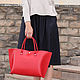 women's leather bag red. Classic Bag. migotobags. Online shopping on My Livemaster.  Фото №2
