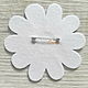 Daisy Brooch Embroidered 7x7cm Flower Icon. Brooches. materials for creative Anna Sintez. Online shopping on My Livemaster.  Фото №2