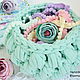 Order Knitted basket Marshmallow mint. Natalie crochet flowers. Livemaster. . Basket Фото №3