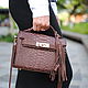 Bag made of Python leather Baby Kelly, Classic Bag, Moscow,  Фото №1