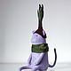 Lavender Spring Cat Felt Toy (spring, Primrose). Felted Toy. Cloudy jam. Needle felted toys (cloudy-jam). Online shopping on My Livemaster.  Фото №2