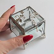 Свадебный салон handmade. Livemaster - original item Wedding box. Box with facets and filigree. Handmade.