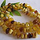 Beads 'Small peas' natural amber, Kaliningrad, Necklace, Moscow,  Фото №1