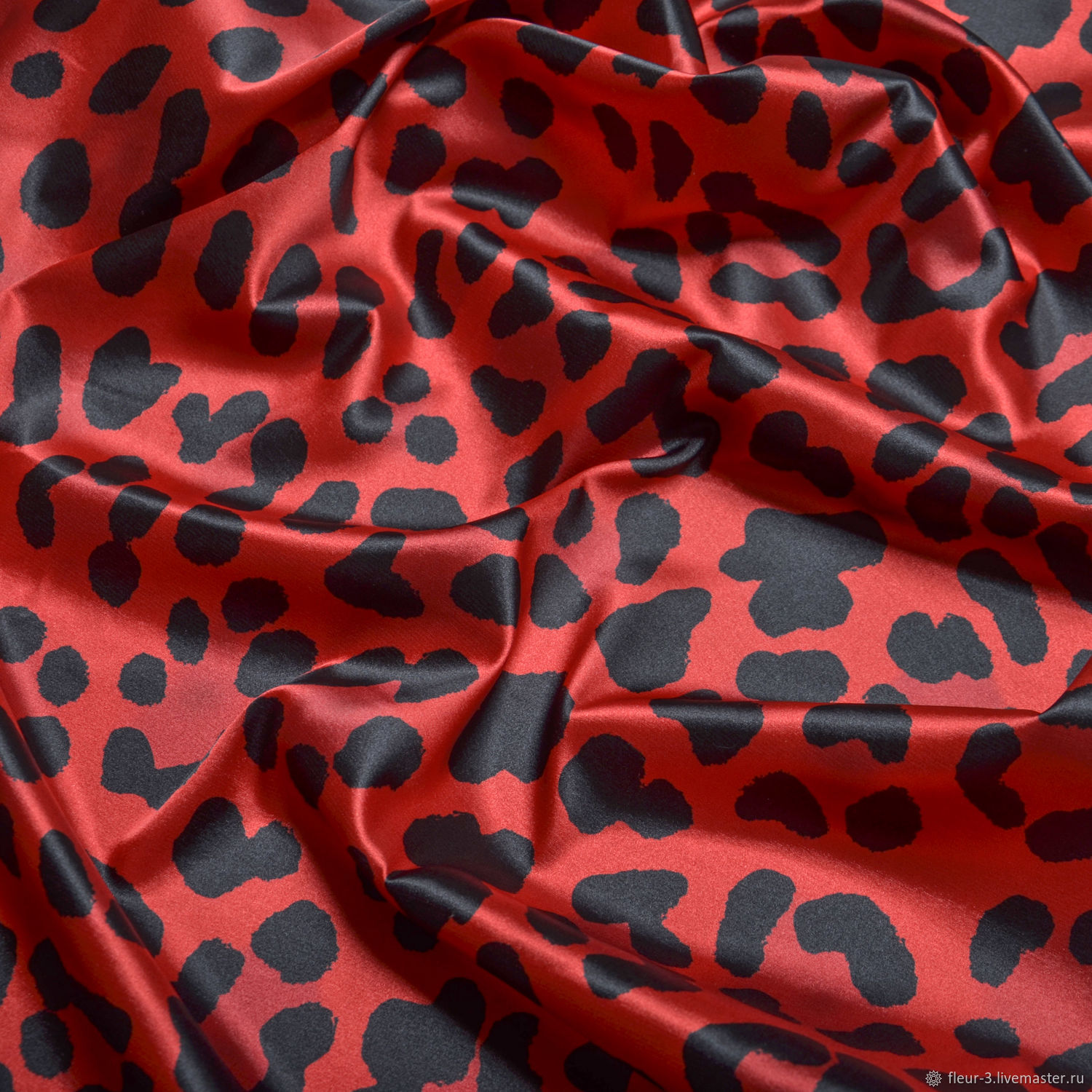 Ткань красный леопард, леопардовый принт в интернет-магазине Ярмарка  Мастеров по цене 990 ₽ – NMHBQRU | Ткани, Москва - доставка по России