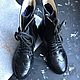 Women's shoes Time 'black perforation black tread sole'. Boots. Roman (Hitarov). My Livemaster. Фото №4